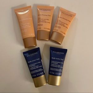 New Clarins travel size face creams (5 pieces)